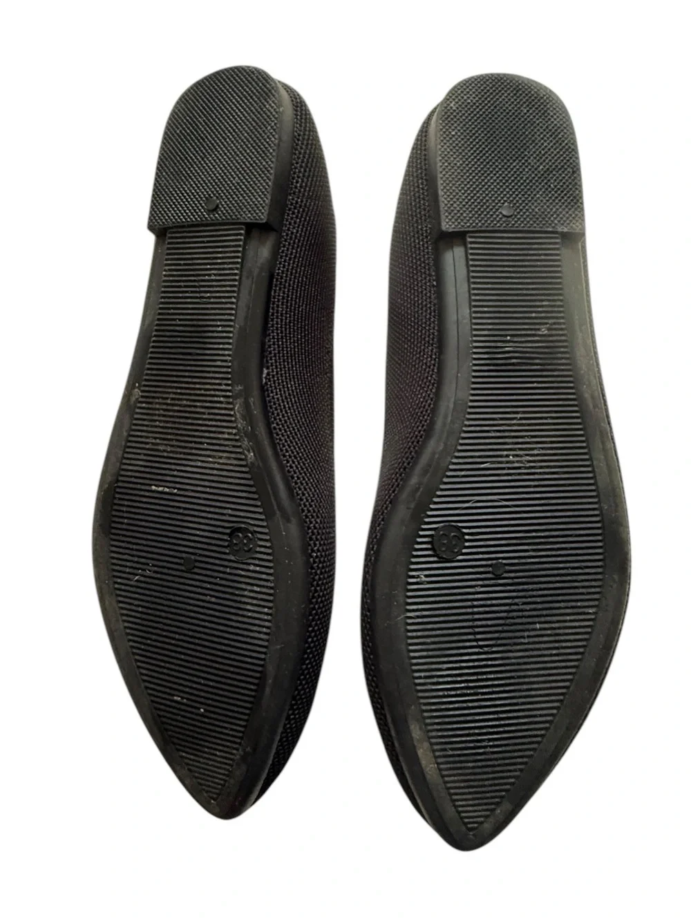 Classic Black Women's Ballet Flats. Size 7.
